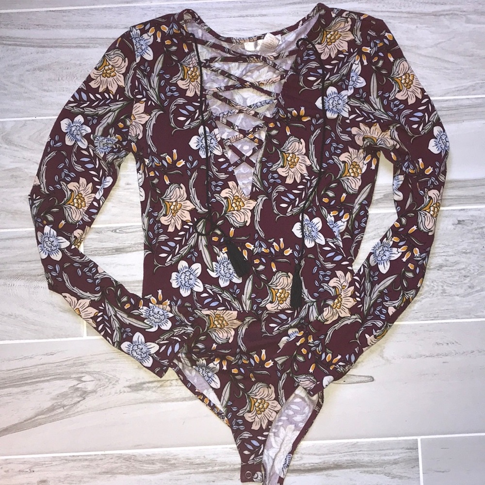 Floral bodysuit